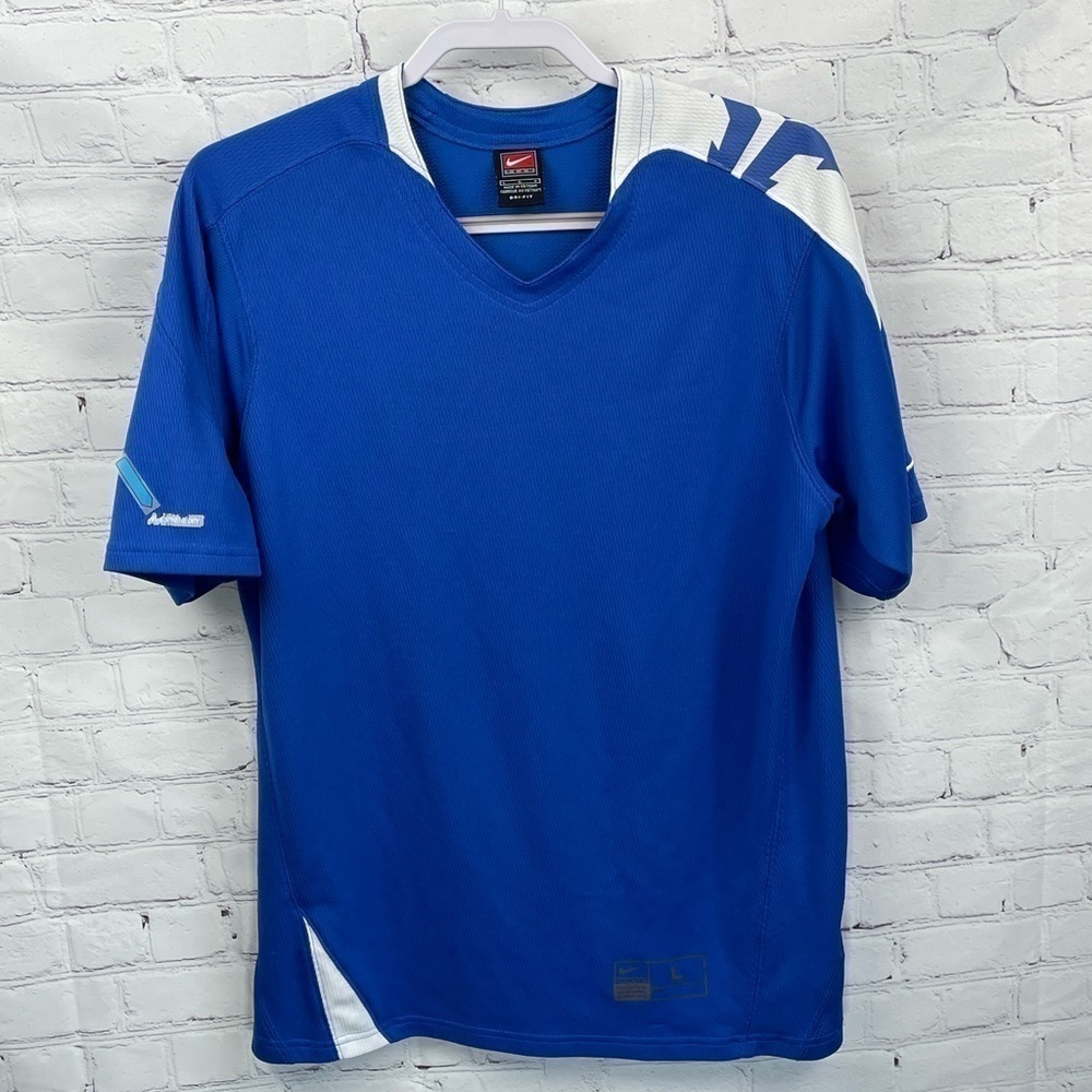 Nike Sphere Dry Men’s Short Sleeve Shirt Blue Air Force Falcons Vintage 02-06 L